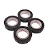 DOOR Black Electrical Tape,Insulating Tape,Durable, PVC Material,Waterproof Vinyl Insulating Backing -52 Feet × 4pack