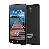 Unlocked 5 Inch Dual SIM Cell Phone - Winnovo V51 3G Android Quad Core Smartphone Support at&T T-Mobile with 8GB ROM 1GB RAM HD IPS Display 2600 mAh Removable Battery Black