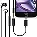 Type C to 3.5mm Headphone Jack Adapter for Moto Z(2 Pack), Stouch Moto Z Type C Port to 3.5mm Female Audio Jack Headphone Cable Adapter for Motorola Moto Z Black