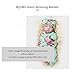BQUBO 1 Pack Newborn Floral Receiving Blankets Newborn Baby Swaddling with Headbands or Hats Sleepsack Toddler Warm Shower Gift