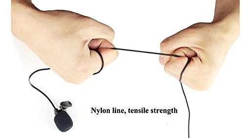 image for Seesii Mini Portable Clip-on Lapel Lavalier Hands-free 3.5mm Jack Cond