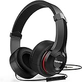 Over Ear Headphones, ToHayie Wired Stereo Headphones, Lightweight Headsets with Volume Control and Microphone,3.5mm Plug for Cellphone,Laptop,Computer,Perfect for Movies and Kids