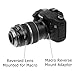 Fotodiox 49mm Macro Reverse Mount Adapter, for Canon EOS 1D, 1DS, Mark II, III, IV, 1DC, 1DX, D30, D60, 10D, 20D, 20DA, 30D, 40D, 50D, 60D, 60DA, 5D, Mark II, Mark III, 7D, Rebel XT, XTi, XSi, T1, T1i, T2i, T3, T3i, T4, T4i, C300, C500