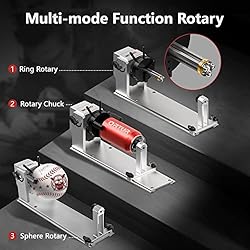 ORTUR YRC1.0, Y-axis Rotary Chuck for Most Laser