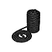 Norestar Double Braided Nylon Marine Dock Line/Boat Mooring Rope, Black
