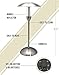 Cordless Battery Operated Table Lamp by Terrelight - Battery Powered Modern Contemporary Lamps for Living Room Bedroom Outside Patios and More - Takes Indoor Style to Outdoor Living