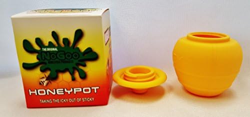 New NoGoo Non-Stick Platinum Cured Silicone Honeypot Take the Icky out of Sticky free shipping