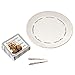 Mud Pie Circa Cermanic Cookie Plate Set, White