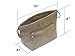Premium Nylon Purse Insert Organizer - Beige