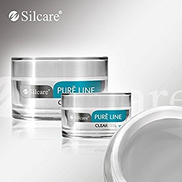 Pure Line Clear 15g UV Gel Nails Acid Free Builder File Off Gel Silcare