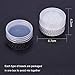 NBEADS 2400 Pcs 2 Color Round Glass Seed Beads 4mm Round Loose Beads Pony Beads for DIY Craft Bracelet Necklace Jewelry Making