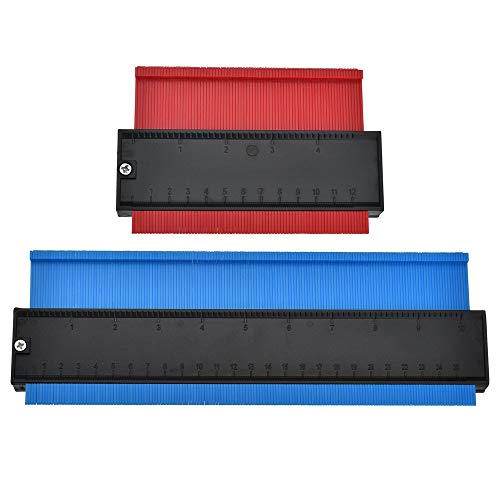 2 Pieces Contour Gauge Duplications 5" and 10" Profile Copy Tool Shape Measuring for Corners and Contoured - Thumbnail 7