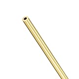 Brass Round Tube, 300mm Length 6mm OD 1.5mm Wall
