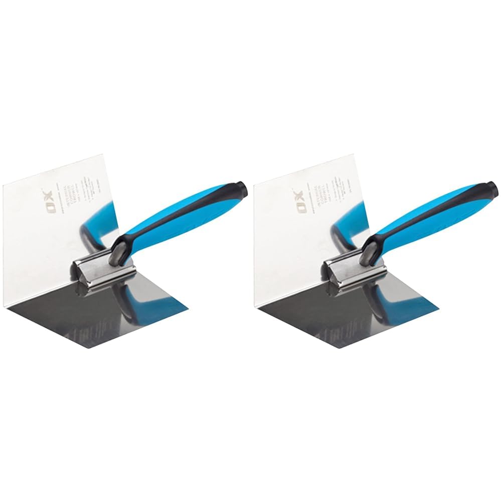 OX Pro Dry Wall Internal Corner Trowel 102 X 127mm (Pack of 2)