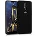 kwmobile Case for OnePlus 6 - Durable Heavy Duty Nylon Back Case Shockproof Protective Cover - Black