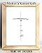 Faith Cross - Minimalist Handwritten Inspirational 11x14 Unframed Print, Christian Wall Art, Bible Verse Artwork, Black & White Typography, Religious Wall Decor for Prayer Room, Bedroom, Office