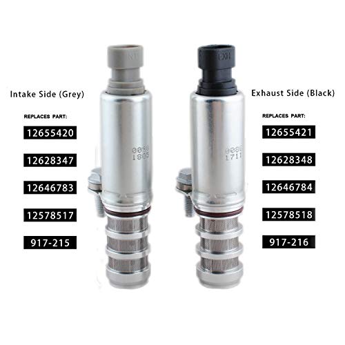 Gekufa Intake & Exhaust Camshaft Position Actuator Solenoids Compatible with Chevy Cobalt HHR Malibu Equinox GMC Terrain Buick Pontiac G5 G6 GM Vehicles 2006-2014 2.0L 2.2L 2.4L - 12655420 12655421 - Thumbnail 4