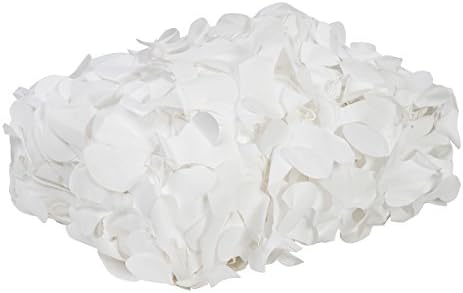 White Camo Netting, Fire Retardant, 10ft x 10ft, Reinforced Backing, 100 sq ft.
