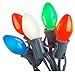 Christmas Lights Set Multi-Color Ceramic 25-Count C7