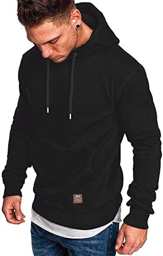 SELENECHEN Men's Sweatshirt Hoodie Casual Warm Long Sleeve Pullover Hooded Top Sports s Jacket Autumn Winter Outwear