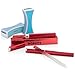 California Beauty - 4-Piece Manicure Gift Set - 2 Professional Red Crystal Glass Files with Hard Protective Cases in Stunning Metallic Gift Boxes - Includes 2 bonus 4-way buffer blocks