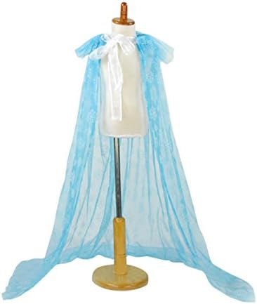 Queen Elsa Blue Snowflake Cape (50")