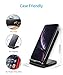 Keyiyou Wireless Charger Stand,10W Fast Qi Wireless Charger Stand Designed For Samsung Galaxy S10/S10+/S9/S9 Plus/S8/Note 8/5/S7,7.5W Wireless Charging Station For Xs Xs Max Xr X 8/8 Plus (No Adapter)