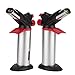 Culinary Torch, LEOKOR Kitchen Torch - Best Creme Brulee Troch - Home Chef Professional Grade Cooking Torch - Butane Torch with Double Flames