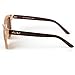 LIANSAN Polarized Women Wayfarer Sunglasses, Classic Fashion PC Frame Brown LSP6201