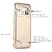 Galaxy S6 Battery Case, Ultra Slim Portable Rechargeable External Battery Backup Power Bank Charger Case Cover For Samsung Galaxy S6 With Kickstand (Gold)