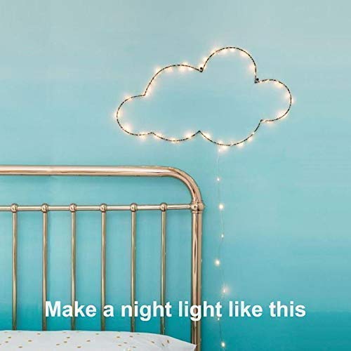 Cocoselected Warm White Twinkling Fairy Lights USB Powered,33ft 100 Micro LEDs String Twinkle Lights with Remote Control Teen Girls Bedroom Decor Kids Night Light