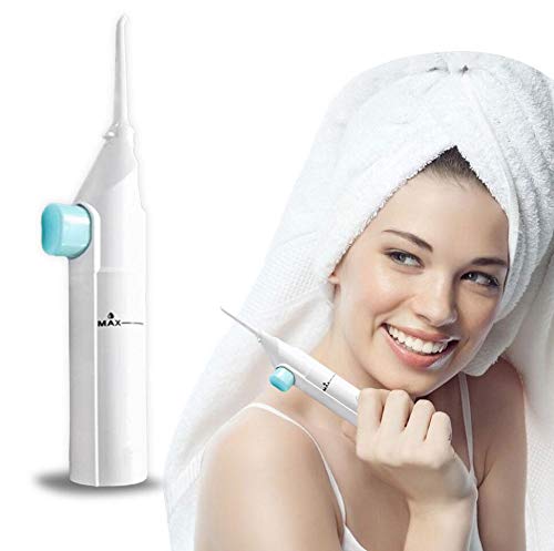 Floss Dental Water Jet Portable Oral Irrigator Water Flosser Tooth Cleaner Home and Travel Use (White)