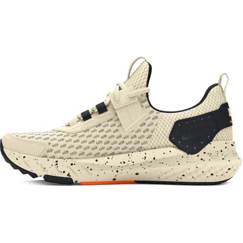 Under Armour Unisex Grade School Project Rock Blood Sweat Respect, (200) Silt/Black/Team Orange, 6.5, US