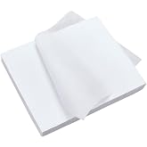 BENECREAT 120 Sheets No Show Mesh Embroidery Stabilizer Backing, 9.8x11.8 inch Precut Sheets for Machine Embroidery and Hand Sewing