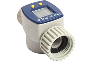 Save a Drop P3 Blue Water Flow Meter | Measure Gallon Usage from an Outdoor Garden Hose | Helps Conserve Water……