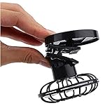 Universalgoods Portable Mini Solar Powered Clip Fan Mountain Climbing Camps，Wilderness Survival，Summer Must-have Hat Cap Fine