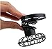 Universalgoods Portable Mini Solar Powered Clip Fan Mountain Climbing Camps，Wilderness Survival，Summer Must-have Hat Cap Fine