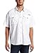 Columbia Men's Bahama II UPF 30 Short Sleeve PFG Fishing Shirt, White, Small