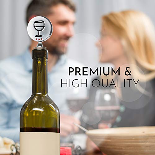 Premium Wine Bottle Stoppers, Wine Corks Replacement for Wine Bottles, Champagne Bottle Stoppers