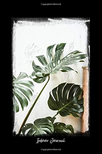 Indoor Journal: Dot Grid Journal - Indoor Plants Wall Green Vegetation - black Dotted Diary, Planner, Gratitude, Writing, Travel, Goal, Bullet Notebook - 6x9 120 pages Paperback – 23 Jun 2019