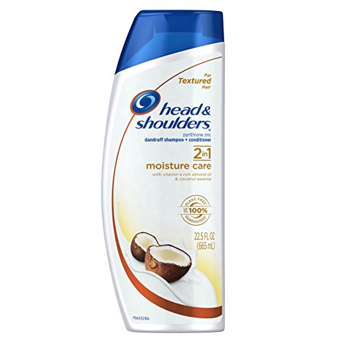 Head and Shoulders Moisture Care 2-in-1 Dandruff Shampoo Plus Conditioner, 22.5 Fluid Ounce
