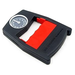 EasyDesk Hand Dynamo-meter Grip Exerciser Device Power Spring Strength Meter, Black