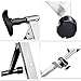Bike Trainer Stand, Indoor Magnetic Bicycle Exercise Trainer Quiet Noise Reduction Stationary Bike Stand w Wider 8 Levels Resistance/Quick Release and Front Wheel Block