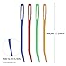 Chuangdi 19 Pieces Knitting Needles Set Totally, Include 8 Pieces Colorful Bent Tip Tapestry Needles, 9 Pieces Large-Eye Blunt Needles Yarn Sewing Needles with 2 Clear Bottles for Crochet Knitting