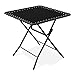 Caravan Canopy Sports Textilene Table, Black, Black