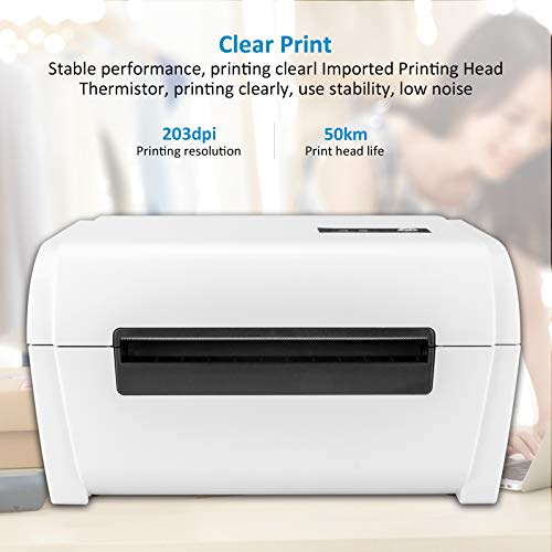 NETUM Shipping Label Printer, 160mm/s Direct High Speed Thermal USB Label Printer, 4X6 Shipping Label Maker, Support Windows Mac System, Compatible with Ebay,Amazon, FedEx,UPS,Shopify