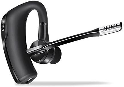 Bluetooth Headset,Wireless Earpieces Adseon Bluetooth Headphones Hands Free Stereo Earbuds Lightweight Noise Cancelling Earphones with iPhone,Samsung ,Galaxy ,Android Cell Phones[Upgraded Version]