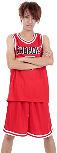 ICEMPs Slam Dunk Shohoku High School Miyagi Ryota Red 7 Jersey V1 Set