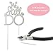 Premium Metal We Still Do Silver Rhinestone Gem Cake Topper. Wedding Anniversary or Vow Renewal Party Keepsake and Decoration. Sparkly, Crystal and Diamond Style Bling is a Great Centerpiece (WSD S)