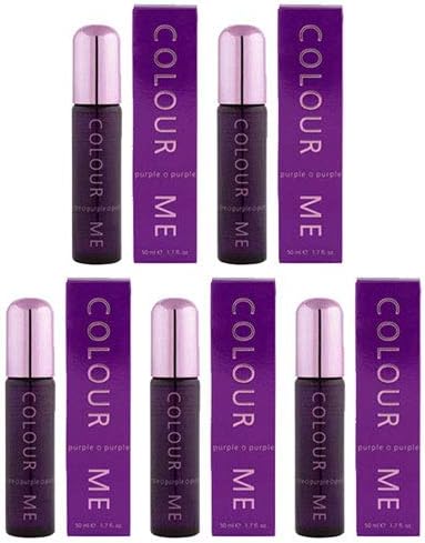 Crimson Kangaroo Colour Me Purple Milton Lloyd 50ml Eau de Toilette 5 Pack Set